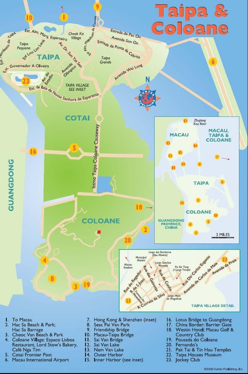 taipa Macau térkép