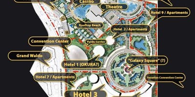 Galaxy Macau emelet térkép