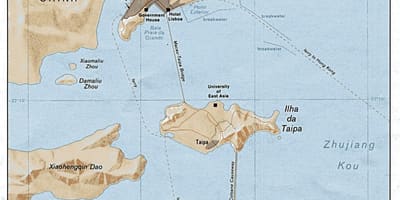 Térkép Macau óváros