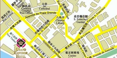 Térkép Macau szauna