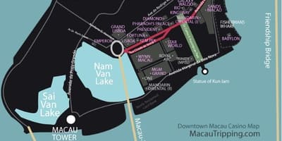 Térkép mgm Macau