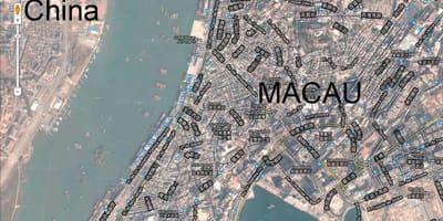 Térkép san malo Macau
