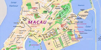 Macau-Macau térkép