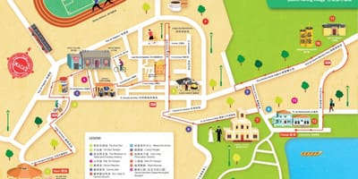 Térkép taipa falu térkép