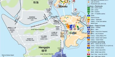 Térkép piros piaci Macau
